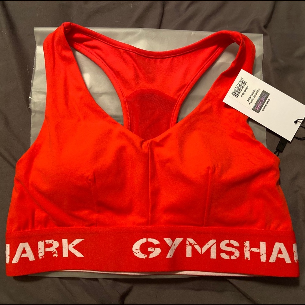 SOLD Gymshark Legacy Fitness Sports Bra in Red